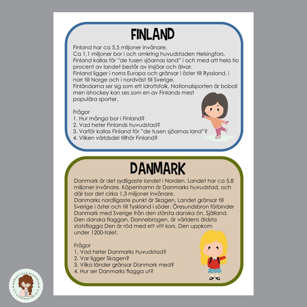 Geografikort – Norden