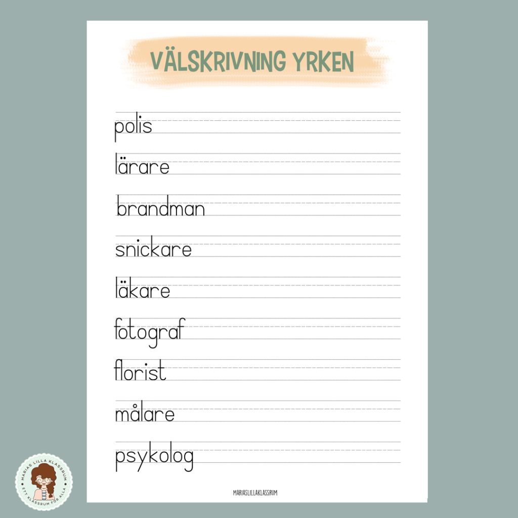 Välskrivning – olika teman