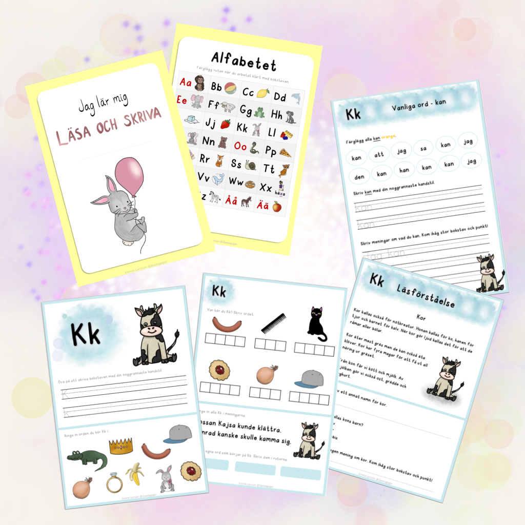 Jag lär mig läsa och skriva!