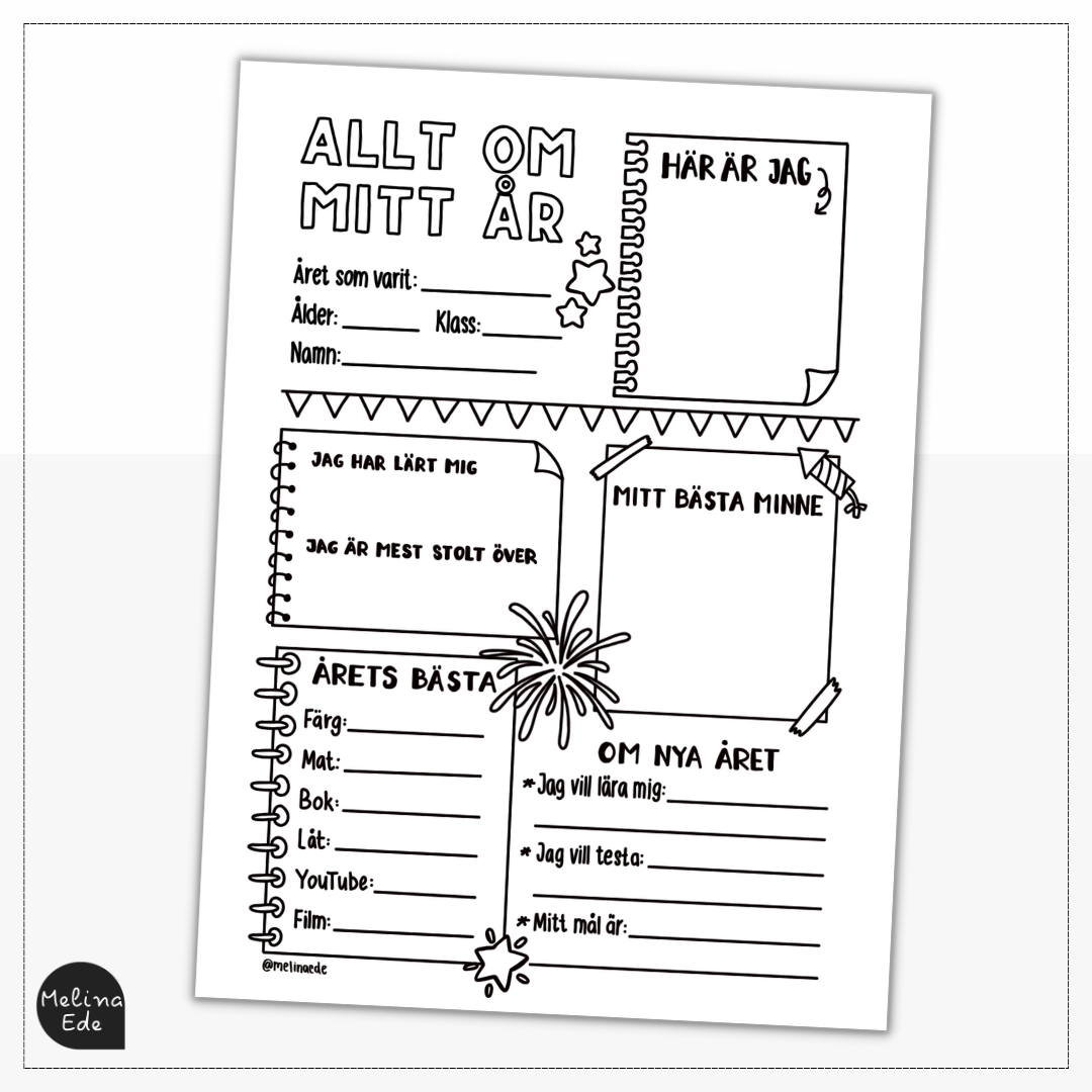 Allt om mitt år - nytt år