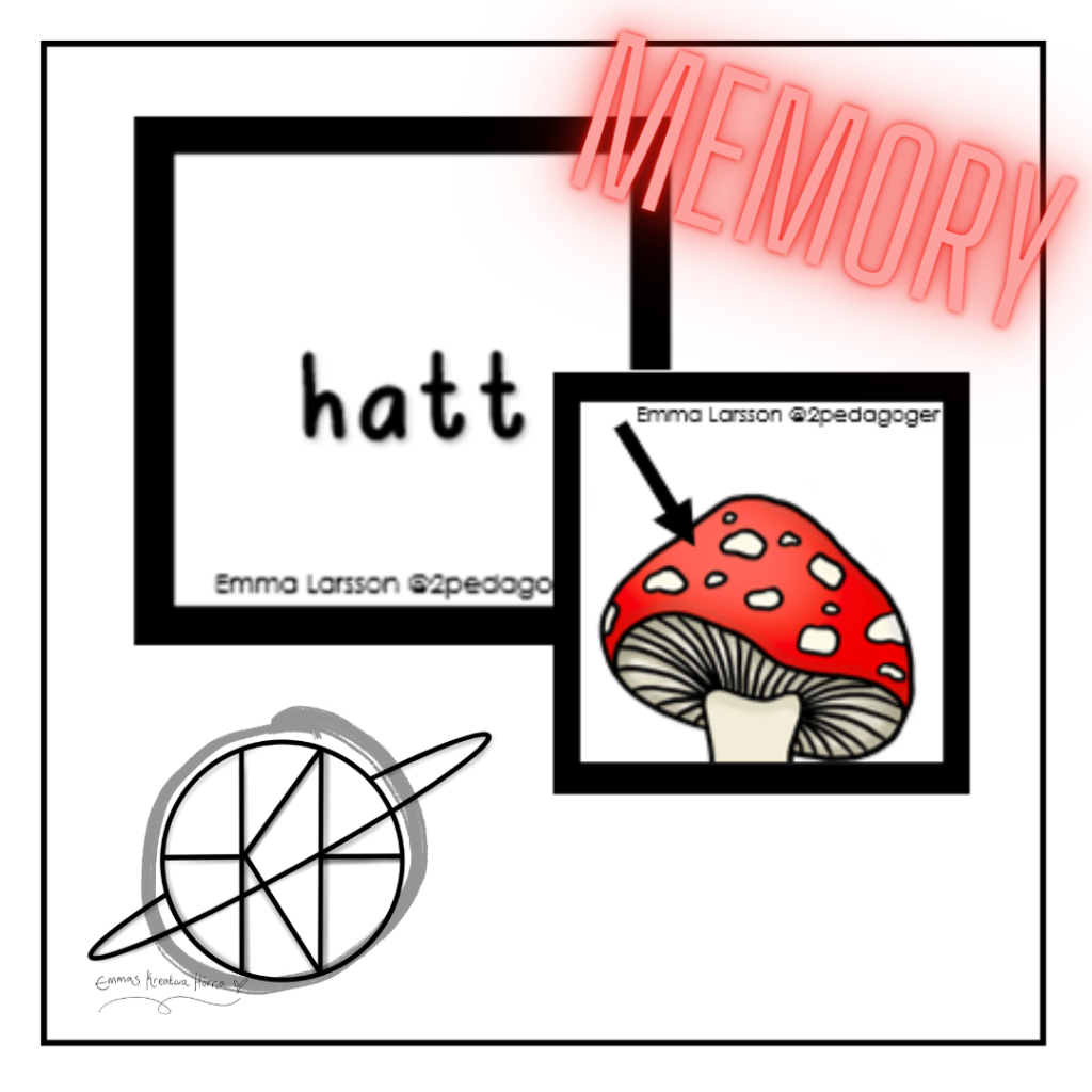 Svampens delar – memory