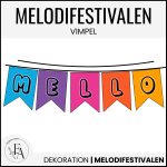 Vimpel Melodifestivalen / Mello - bild 1