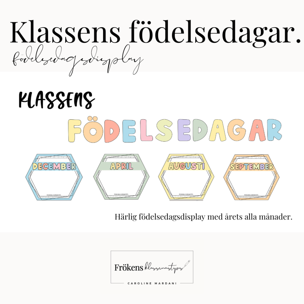 Klassens födelsedagar