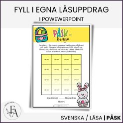Påskbingo / Bingo / Läsbingo påsk