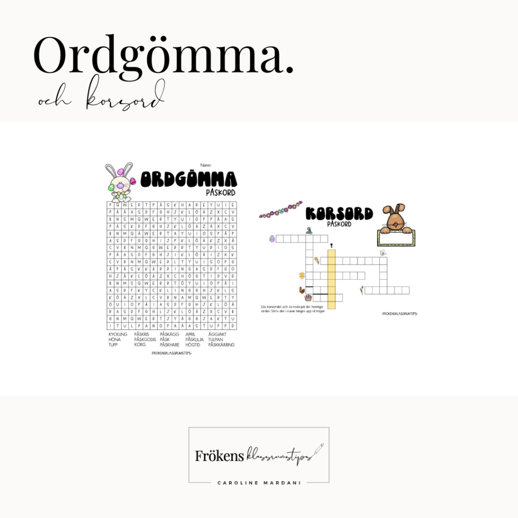 Ordgömma – påsk