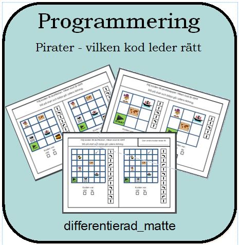 Programmering – vilken kod leder till skattkistan. 3 nivåer