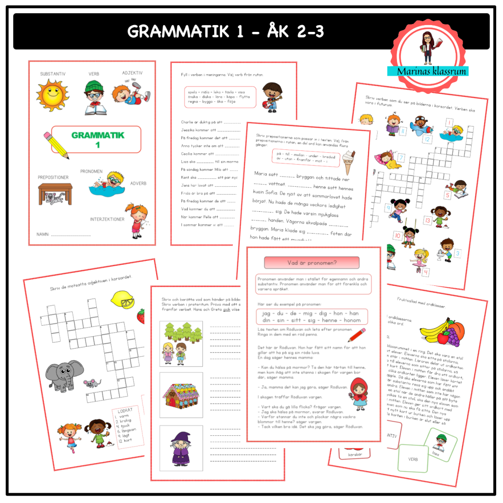 Grammatik 1 åk 2-3