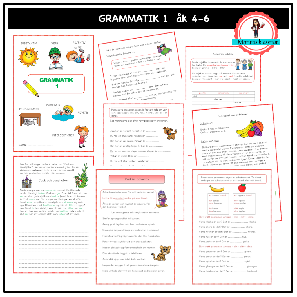 Grammatik 1 åk 4-6