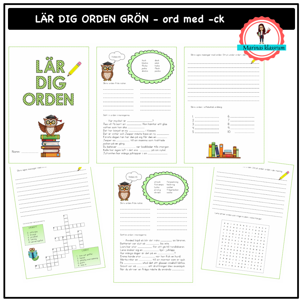 Lär dig orden grön