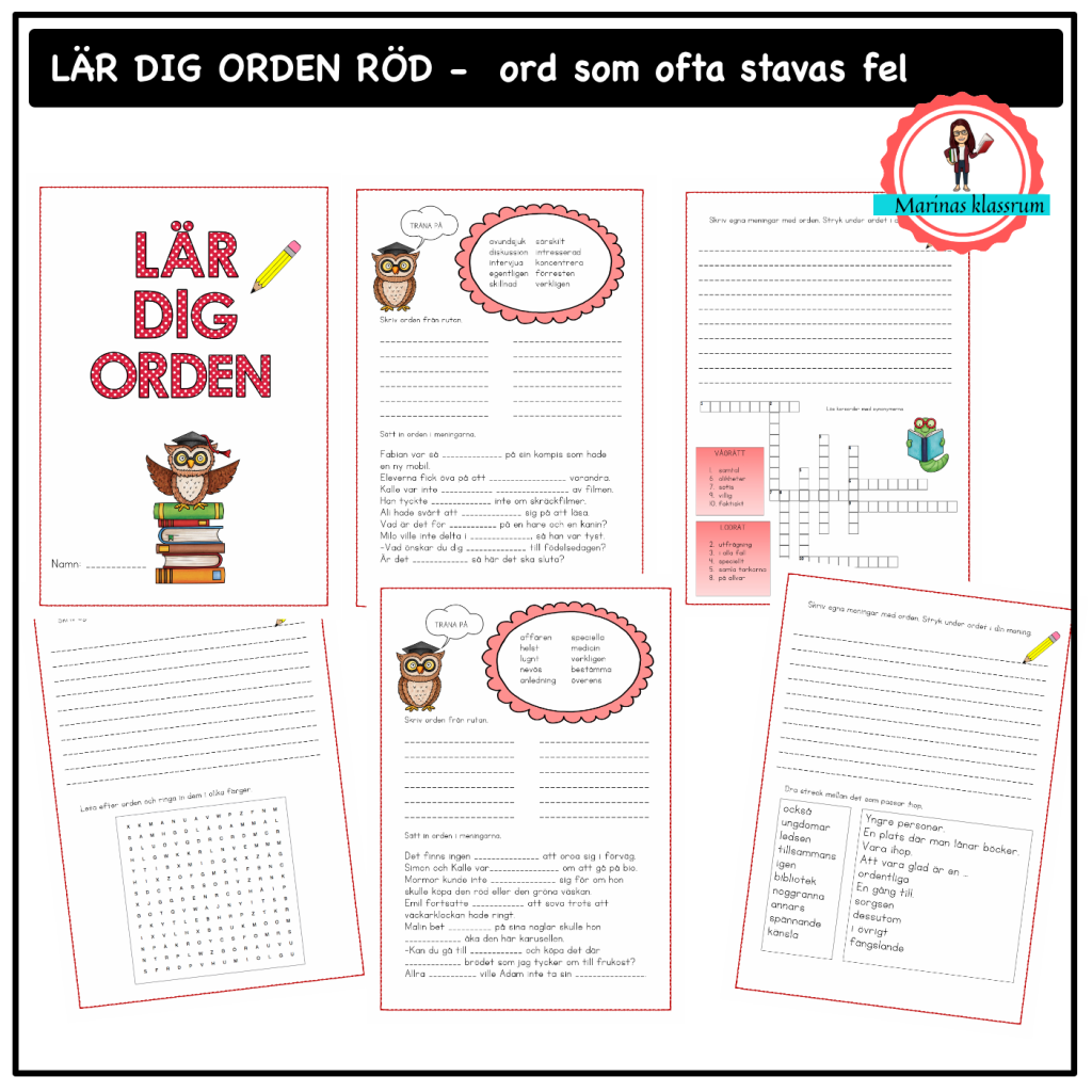 Lär dig orden röd