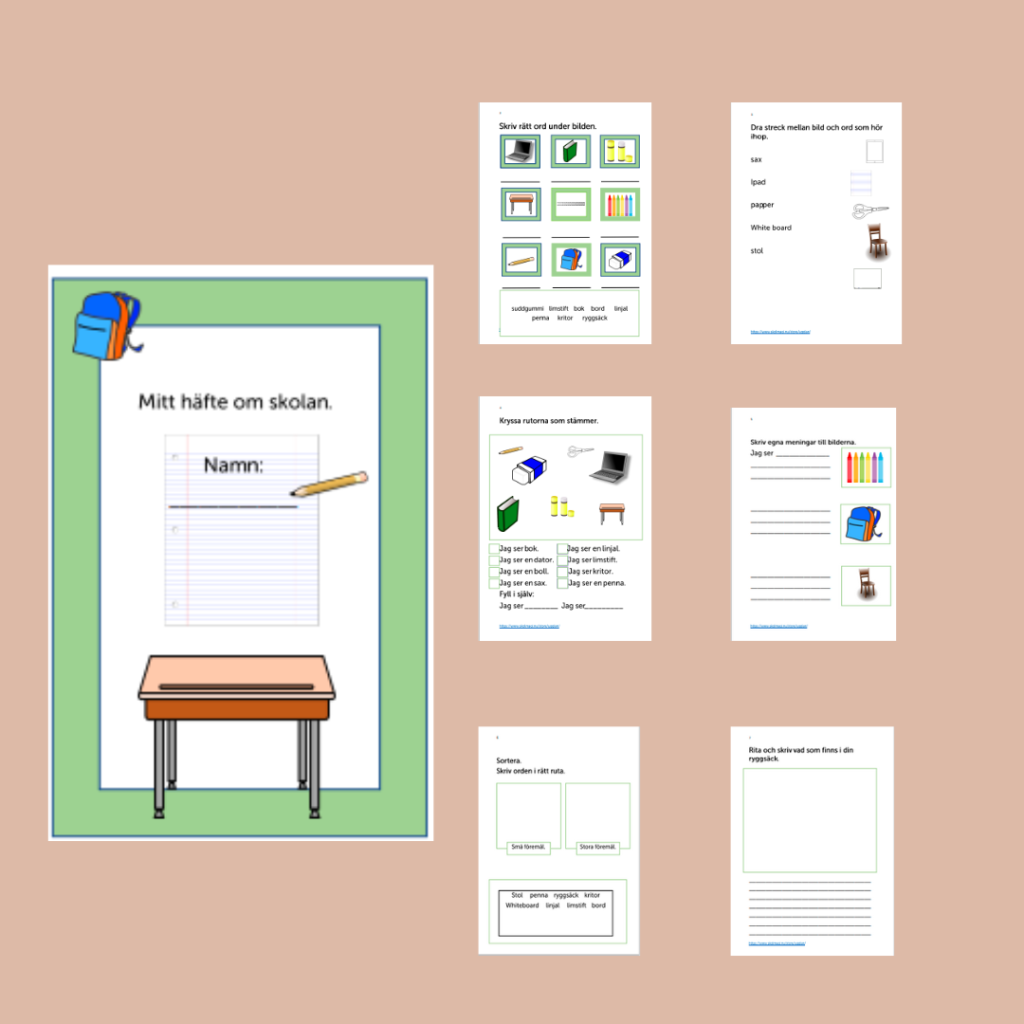 Arbetshäfte om skolan