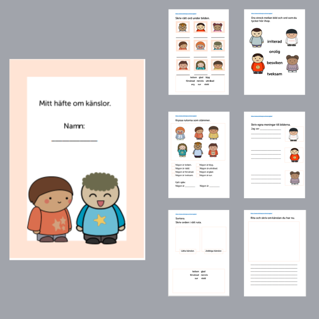Arbetshäfte om känslor.
