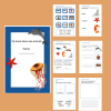 Workbook about sea animals.