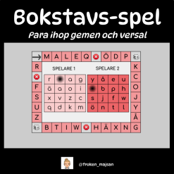 Spel - gemen och versal