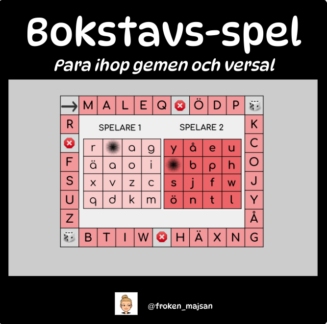 Spel – gemen och versal
