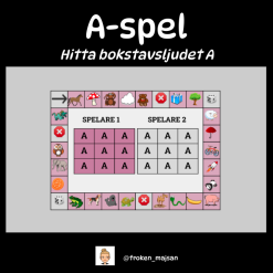 Spel bokstaven A