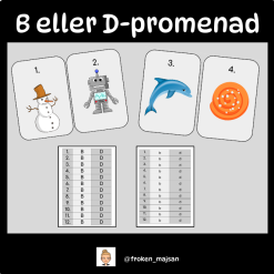 B eller D - promenad