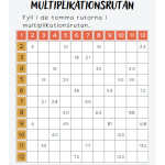 Arbetshäfte multiplikation - bild 7