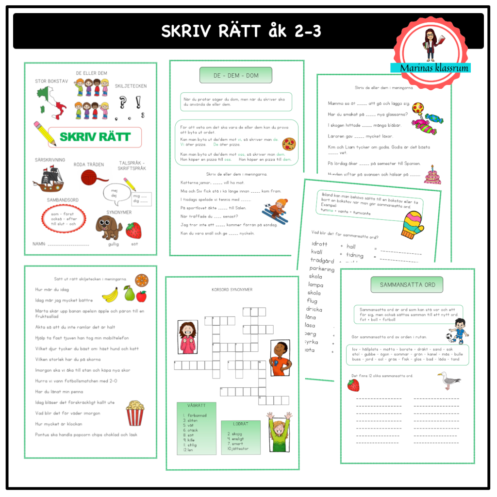 Skriv rätt åk 2-3