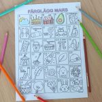 Färglägg mars – kalender - bild 1