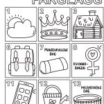 Färglägg mars – kalender - bild 2