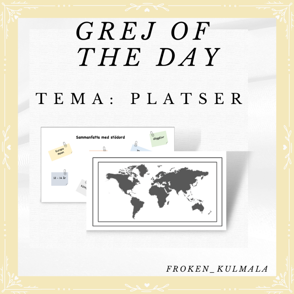 Grej of the day – Tema: Platser