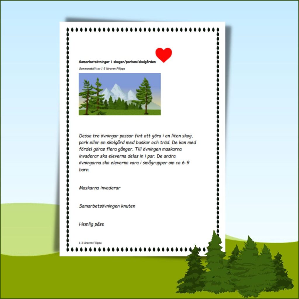 Samarbetsövningar att göra ute