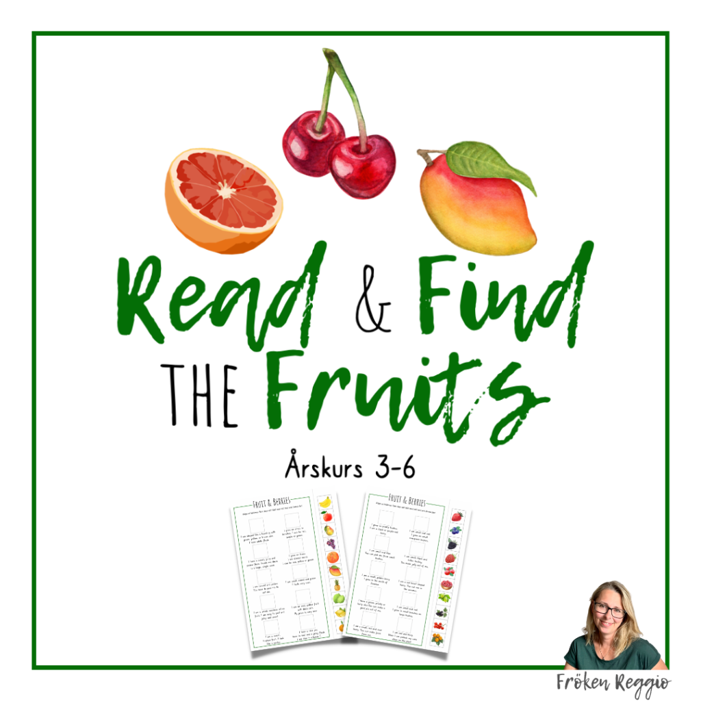 Read and find the Fruits & Berries 3-6