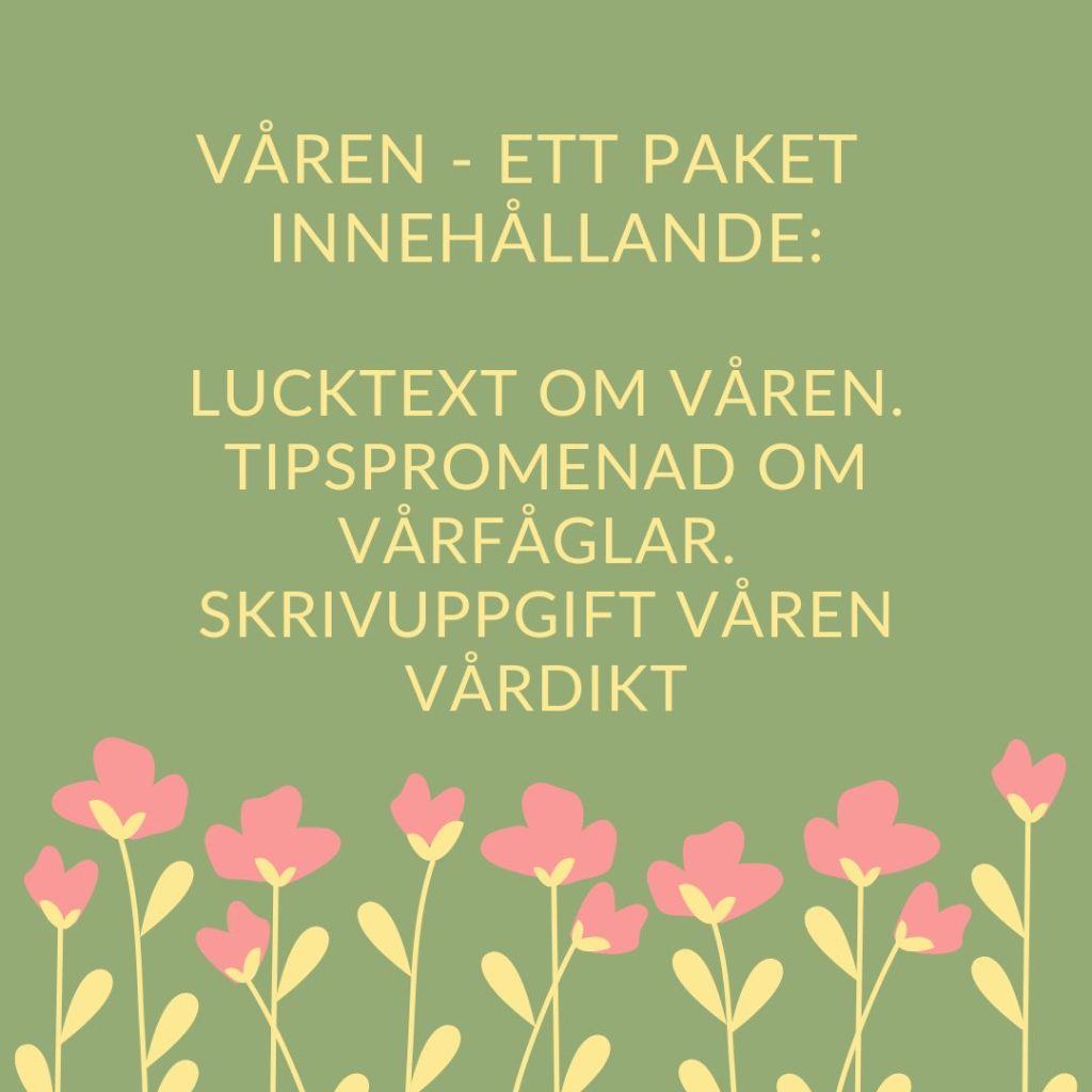 Våren – ett litet paket