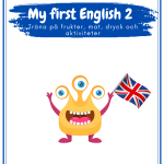 My first english 2- häfte som tränar frukt, mat, dryck & aktiviteter - bild 2