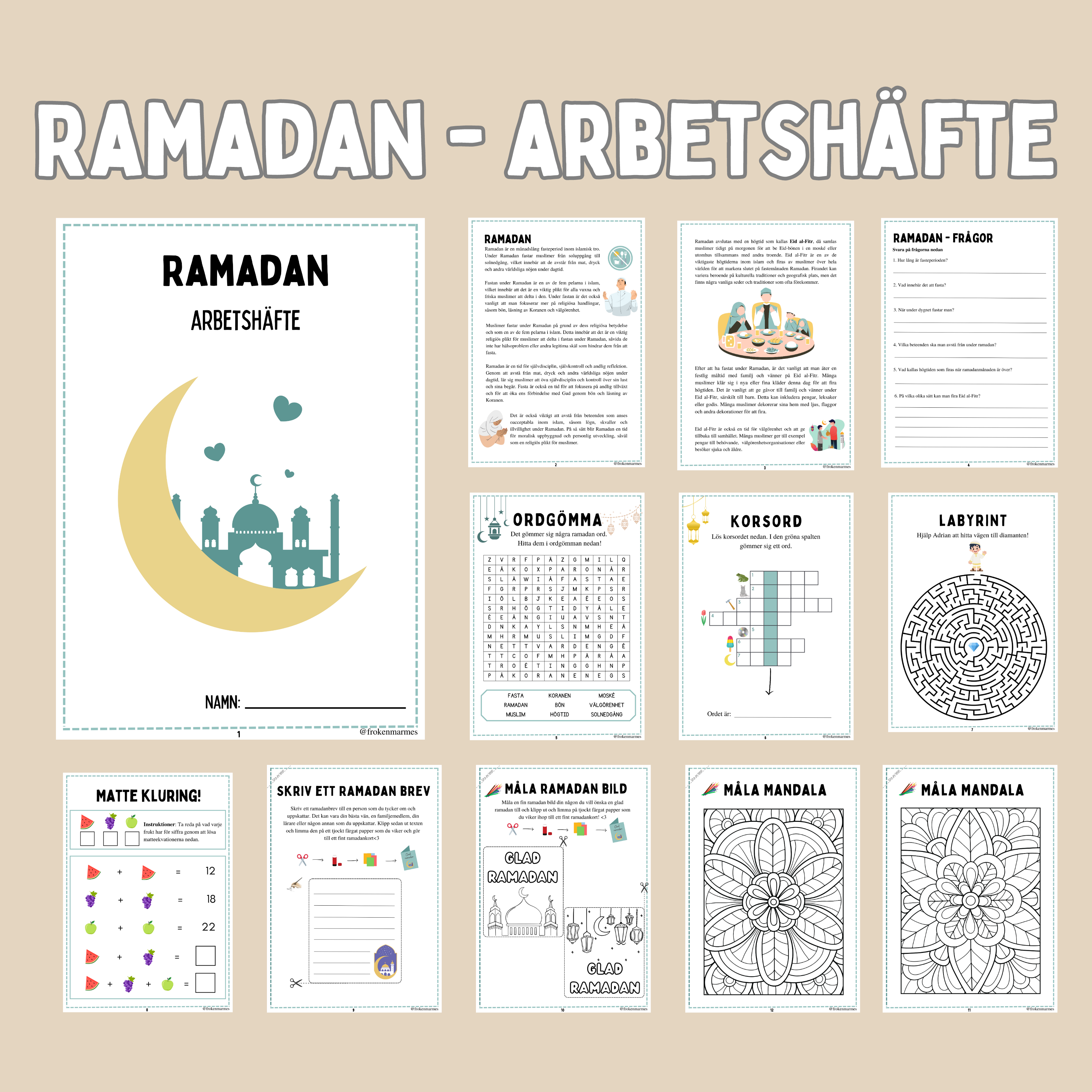 Ramadan - Arbetshäfte