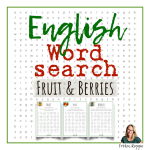 Word Search – Fruit & Berries - bild 1