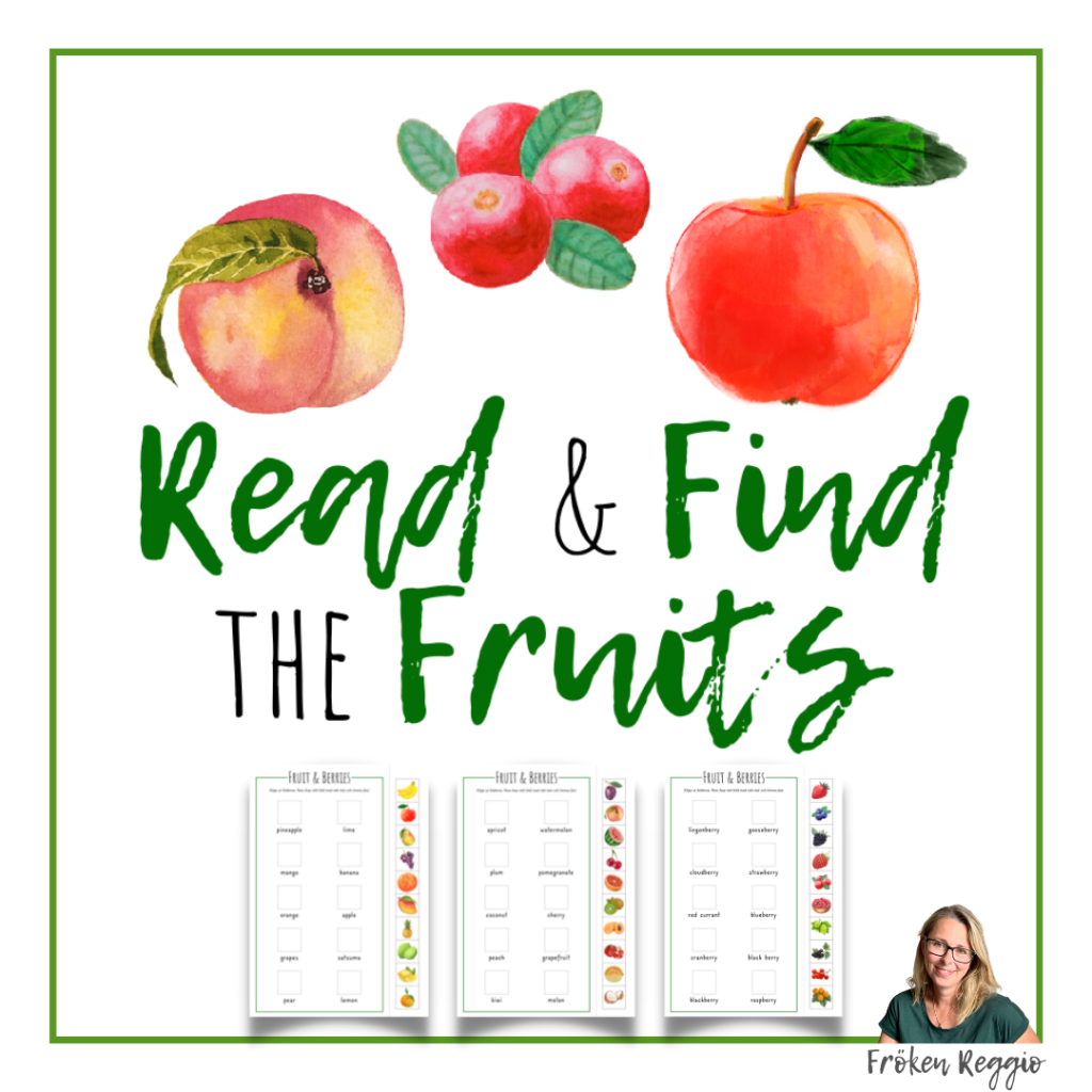 Read and find the Fruits & Berries
