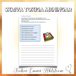 TALA -LÄSA – SKRIVA (blandade övningar inför NP Sv år 3) - bild 9