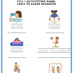 My first english 2- häfte som tränar frukt, mat, dryck & aktiviteter - bild 8