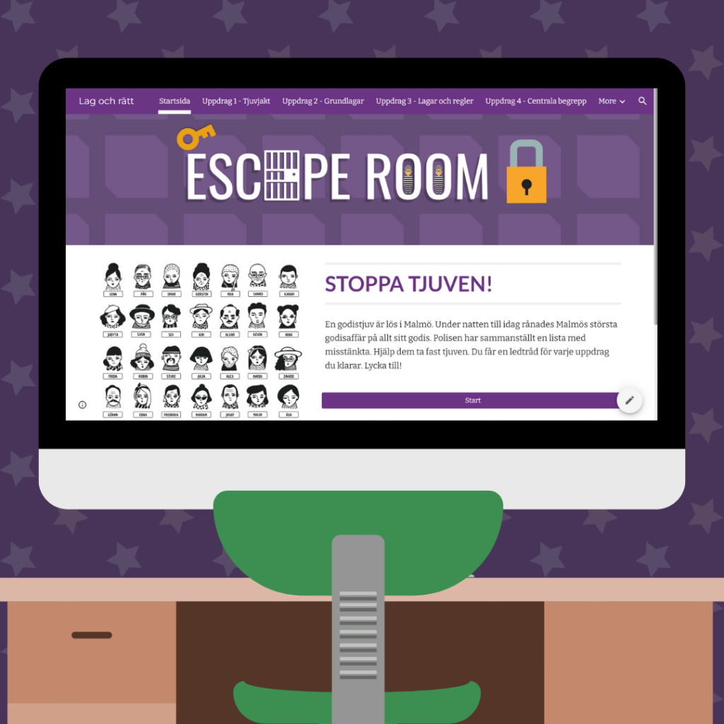 Lag och rätt – Escape room