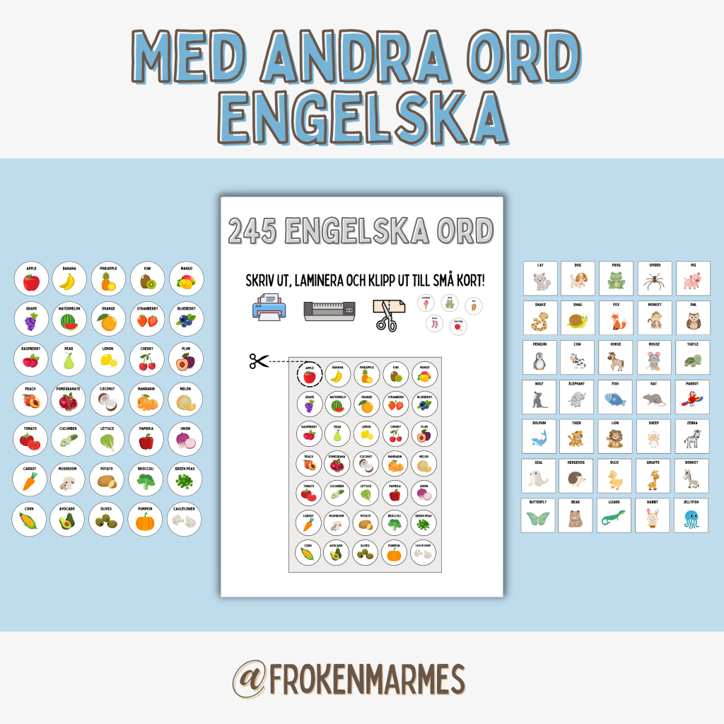 Med andra ord – Engelska