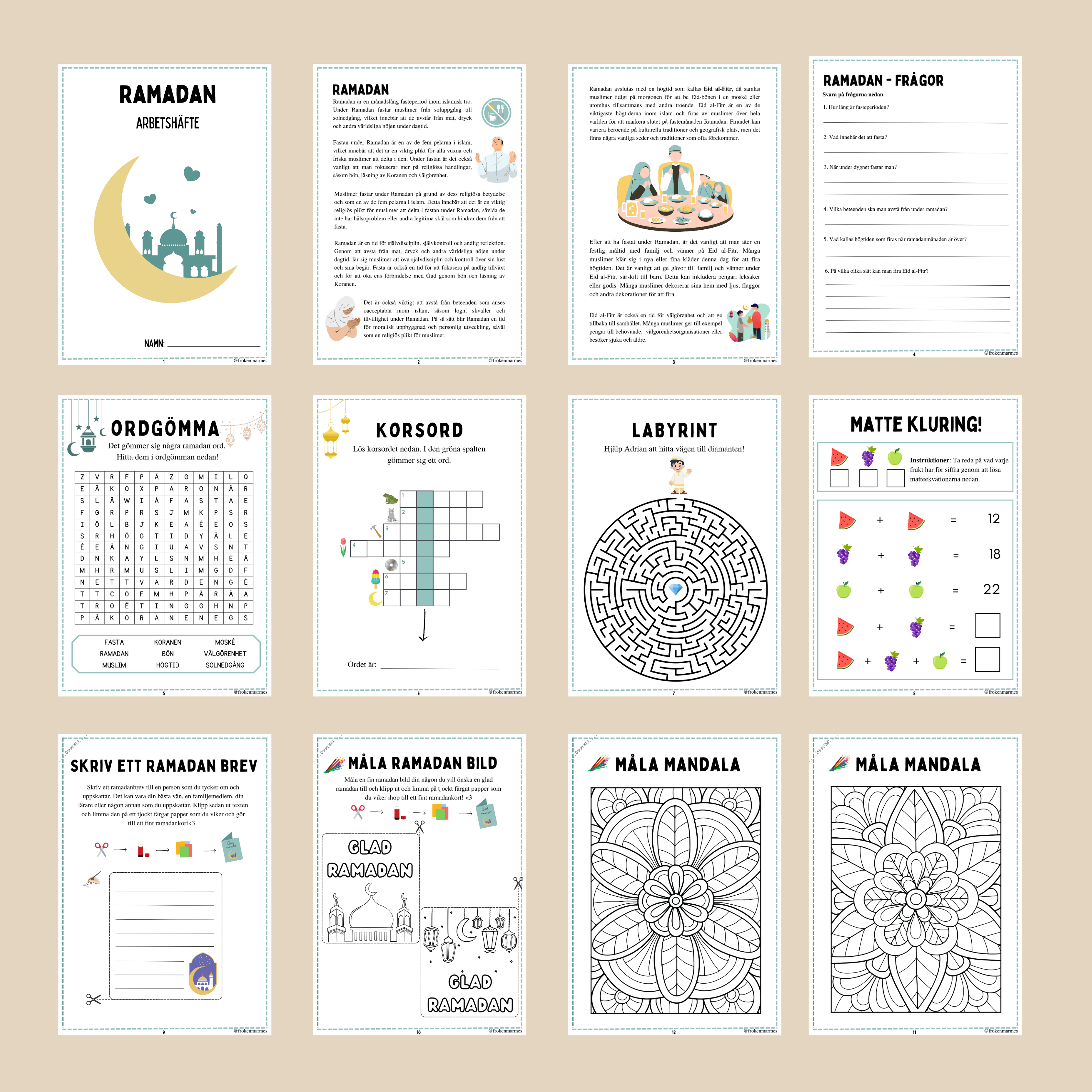 Ramadan - Arbetshäfte