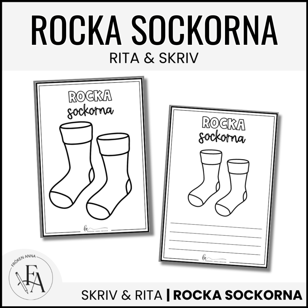 Rocka sockorna: rita & skriv