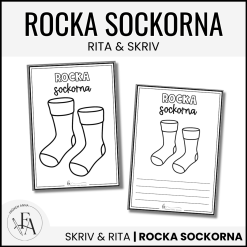 Rocka sockorna: rita & skriv