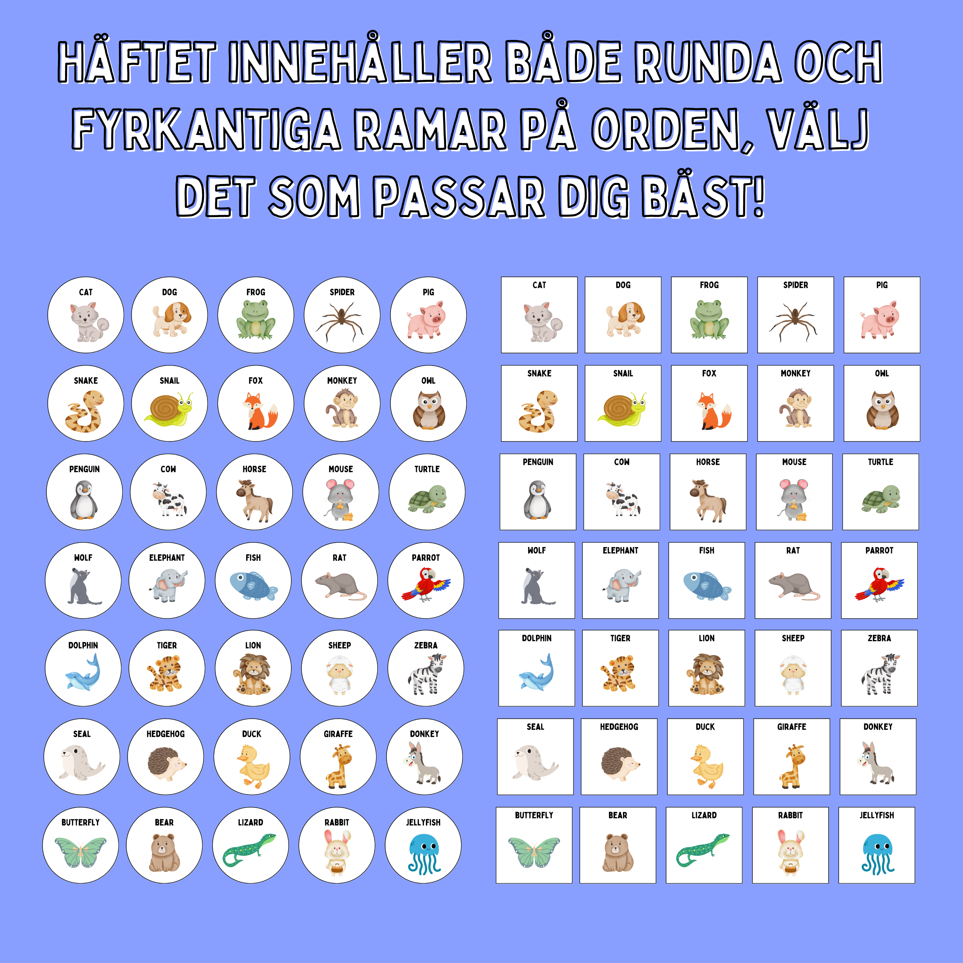 Med andra ord - Engelska