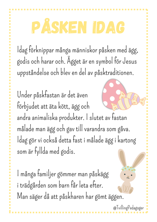 Arbetshäfte - Påsken