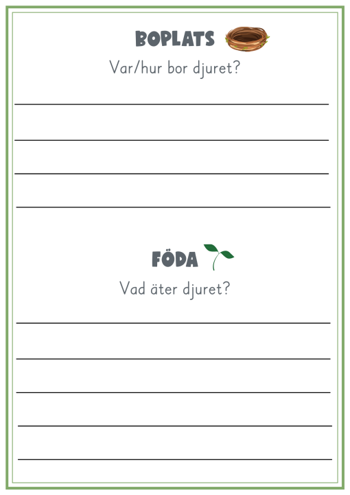 Min faktabok om djur