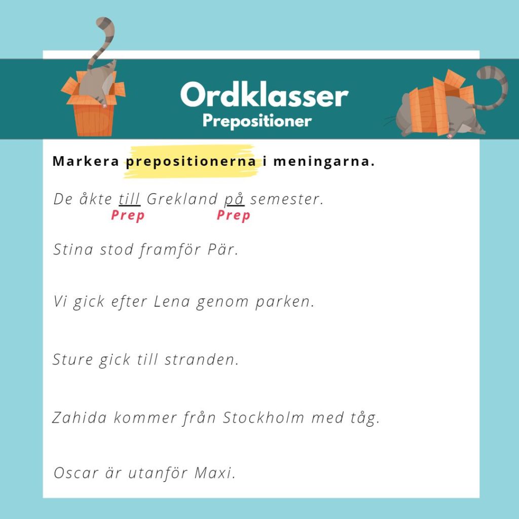 Prepositioner (arbetshäfte)