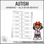 Armband till världsautismdagen / NPF – dagen - bild 1