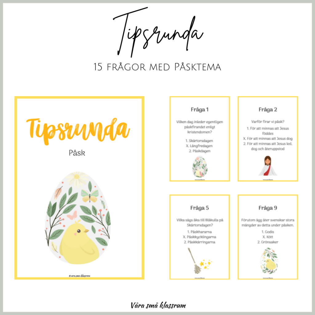 Tipsrunda – påsk