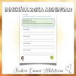 TALA -LÄSA – SKRIVA (blandade övningar inför NP Sv år 3) - bild 8