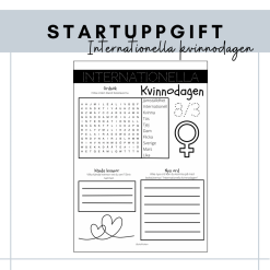 Startuppgift - Internationella kvinnodagen