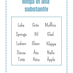 Paket – Ordklasser - bild 2