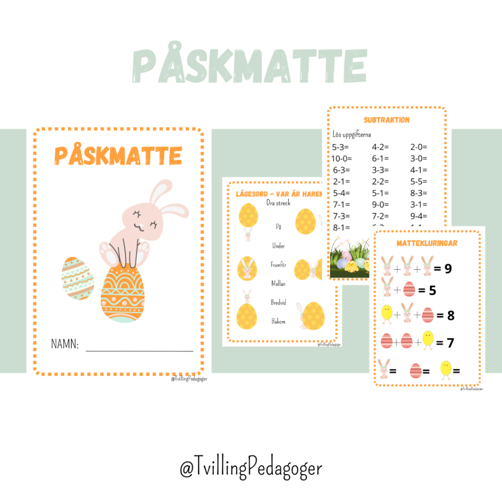 Påskmatte- Häfte